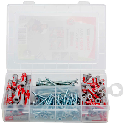 Artikelbild 2 für fischer Profi-Box DuoPower + S 2K 538622 Universaldübel-Sortiment, 160-teilig, Artikelnummer 480267