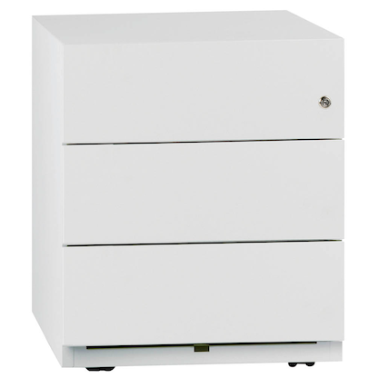 Artikelbild für BISLEY Note Rollcontainer verkehrsweiß 3 Auszüge 42,0 x 56,5 x 49,5 cm, Artikelnummer 272512