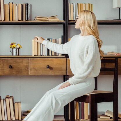 Artikelbild 4 für relaxdays Buchstützen braun 11,5 x 12,5 x 17,0 cm, 2 St., Artikelnummer 392633