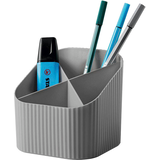 Artikelbild 1 für HAN Stiftehalter X-LOOP grau 100% Recyclingmaterial 4 Fächer 11,1 x 12,1 x 10,6 cm, Artikelnummer 440490
