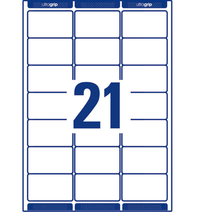 Artikelbild 9 für AVERY Zweckform Adressetiketten 7160-10 weiß 63,5 x 38,1 mm, 10 Blatt, Artikelnummer 296733