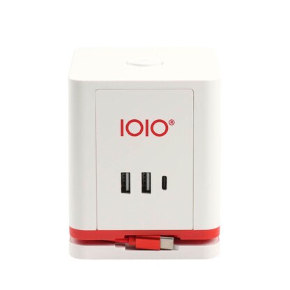 Artikelbild 4 für IOIO SW 1000 3-fach Steckdosenwürfel 1,5 m weiß mit USB-Buchse, Artikelnummer 508967