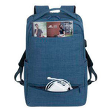Artikelbild 1 für RIVACASE Laptoptasche Biscayne 8365 Kunstfaser blau 8365 BLUE bis 44,0 cm (17,3 Zoll), Artikelnummer 118387