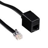 Artikelbild 1 für goobay RJ-12 Kabel 10,0 m schwarz, 1 St., Artikelnummer 520775