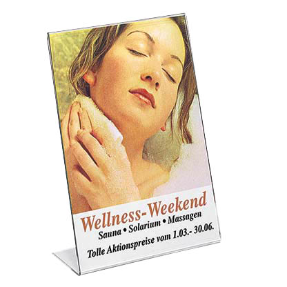 Artikelbild für SIGEL Tischaufsteller DIN A5 einseitig, 1 St., Artikelnummer 138875