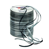 Artikelbild 1 für PRÄSENT Geschenkband Raffia glänzend schwarz/grau/silber 3,0 mm x 50,0 m, Artikelnummer 135160