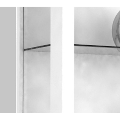 Artikelbild 2 für VCM my home Udina Hängevitrine weiß 2 Fachböden mit Beleuchtung, Artikelnummer 780960