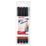 Artikelbild 1 für edding 141 Folienstifte-Set farbsortiert permanent, 4 St., Artikelnummer 269487