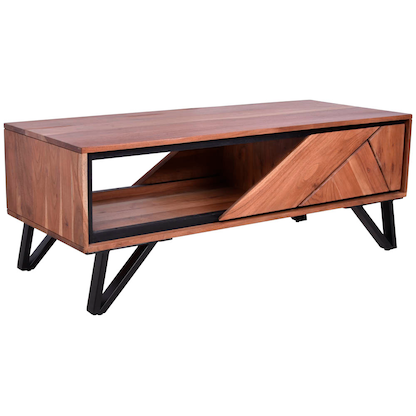 Artikelbild 3 für Garden Pleasure AMBALA Couchtisch rechteckig Holz akazie 120,0 x 50,0 x 46,0 cm, 1 St., Artikelnummer 544169