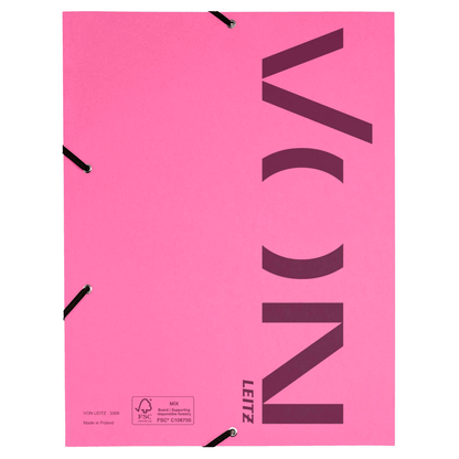 Artikelbild 5 für VON LEITZ Eckspanner DIN A4 fuchsia, 1 St., Artikelnummer 669848