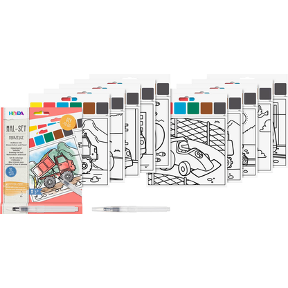 Artikelbild für HEYDA Fahrzeuge Malset farbsortiert, 1 St., Artikelnummer 689788