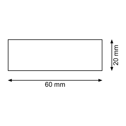 Artikelbild 2 für EICHNER Magnetschilder weiß 2,0 x 6,0 cm, 300 St., Artikelnummer 702736
