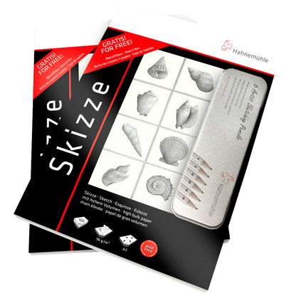 Artikelbild für HAHNEMÜHLE Skizzen-Set schwarz, Artikelnummer 708707