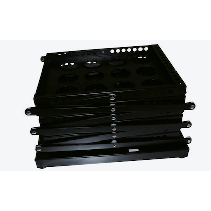 Artikelbild 3 für update displays Prospektständer schwarz DIN A4 6 Fächer 21,0 x 29,7 x 178,2 cm, 1 St., Artikelnummer 646808