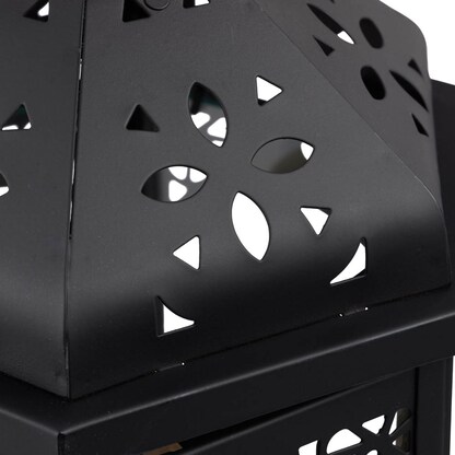 Artikelbild 5 für relaxdays ohne Leuchtmittel Laternen-Set schwarz 12,5/16,0/20,0 cm, 3 St., Artikelnummer 643967