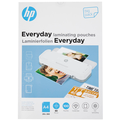 Artikelbild 4 für HP Everyday Laminierfolien glänzend für A4 80 micron, 100 St., Artikelnummer 425759