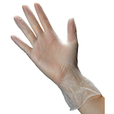 Artikelbild 1 für Meditrade® unisex Einmalhandschuhe Vinyl 2000 PF transparent Größe L, 100 St., Artikelnummer 241699