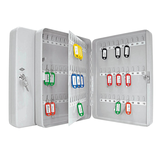 Artikelbild 1 für WEDO Schlüsselkasten lichtgrau mit 110 Haken, Sicherheitsschloss, 28,0 x 8,0 x 37,0 cm, 1 St., Artikelnummer 849992