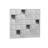 Artikelbild 1 für Gürkan Schließfachschrank lichtgrau 111956, 30 Schließfächer 119,0 x 15,0 x 110,0 cm, Artikelnummer 561098