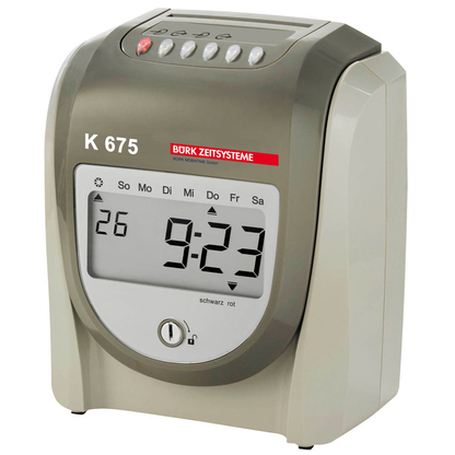 Artikelbild für BÜRK MOBATIME K 675 Stempeluhr, Artikelnummer 166801