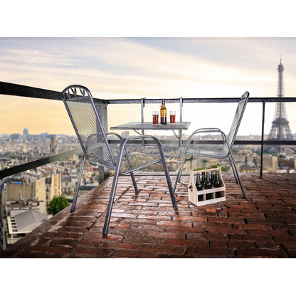 Artikelbild 10 für greemotion Toulouse Balkonhängetisch quadratisch Stahl grau 70,0 x 88,0 x 47,0 - 79,0 cm, 1 St., Artikelnummer 730947