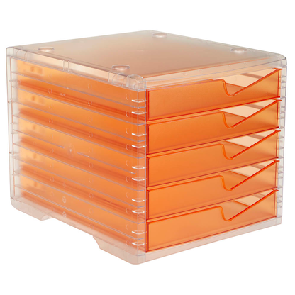 Artikelbild für styro Schubladenbox styroswingbox light apricot 275-8430.24124, DIN A4 mit 5 Schubladen, 1 St., Artikelnummer 821932