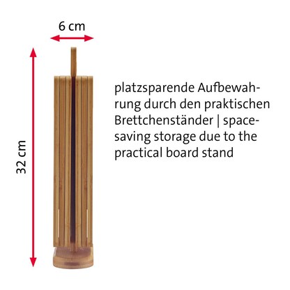 Artikelbild 3 für WESTMARK Frühstücksbretter braun 32,0 x 17,9 cm, 6 St., Artikelnummer 997052