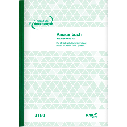 Artikelbild 2 für RNK-Verlag Kassenbuch/EDV Formularbuch 3160, 1 St., Artikelnummer 620702