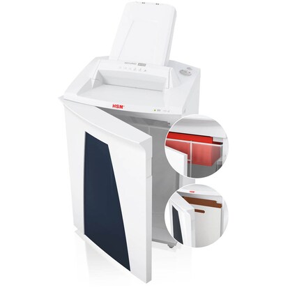 Artikelbild 8 für HSM SECURIO AF500 Aktenvernichter mit Partikelschnitt P-4, 4,5 x 30 mm, bis 500 Blatt, weiß, Artikelnummer 134736