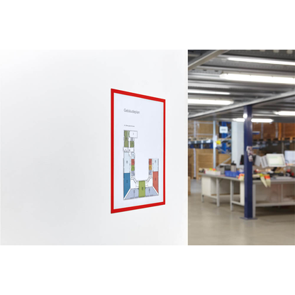 Artikelbild für magnetoplan Magnetrahmen rot A4, 5 St., Artikelnummer 606547