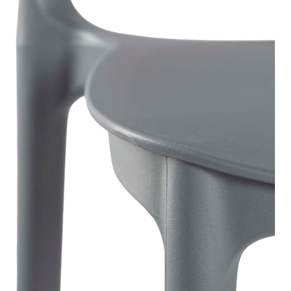 Artikelbild 6 für LÜLLMANN Besucherstuhl 230802 blaugrau Kunststoff, 1 St., Artikelnummer 791029