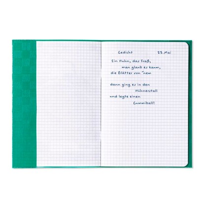 Artikelbild 2 für HERMA Heftumschlag mit Baststruktur dunkelgrün Kunststoff DIN A5, Artikelnummer 547930