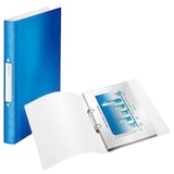 Artikelbild 1 für LEITZ WOW Ringbuch 2-Ringe blau-metallic 3,2 cm DIN A4, 1 St., Artikelnummer 401500