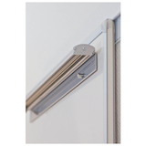 Artikelbild 1 für FRANKEN Flipchart-Halter magnetisch silber für alle magnetischen Oberflächen, Artikelnummer 196731