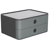 Artikelbild 1 für HAN Schubladenbox Smart Box ALLISON granite grey 1120-19D, DIN A5 mit 2 Schubladen, 1 St., Artikelnummer 668481