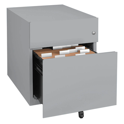 Artikelbild 5 für BISLEY Note Rollcontainer silber 2 Auszüge 42,0 x 56,5 x 49,5 cm, Artikelnummer 493445