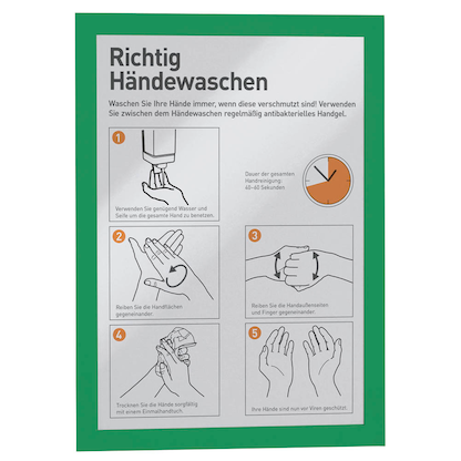 Artikelbild für DURABLE Magnetrahmen DURAFRAME® MAGNETIC A4 grün A4, 5 St., Artikelnummer 967651