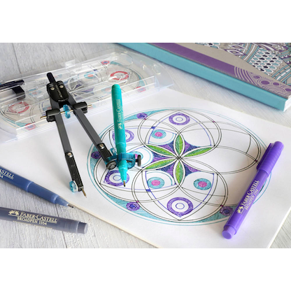 Artikelbild 7 für FABER-CASTELL Zirkel silber, 1 St., Artikelnummer 482541