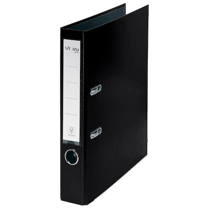 Artikelbild für VON LEITZ Ordner schwarz Karton 5,0 cm DIN A4, 1 St., Artikelnummer 635809