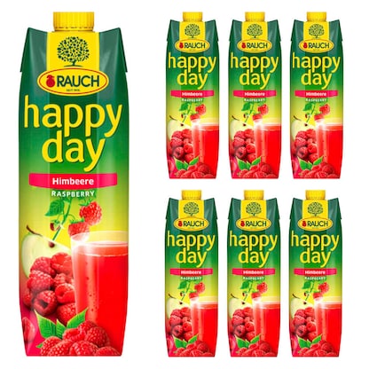 Artikelbild für happy day Fruchtnektar Himbeere 6x 1,0 l, Artikelnummer 533156