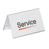 Artikelbild 1 für SIGEL Tischaufsteller 10,0 x 6,0 cm beidseitig, 10 St., Artikelnummer 707331