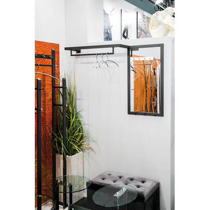 Artikelbild 4 für HAKU Möbel Wandgarderobe 16896 anthrazit Metall 3 Haken 108,0 x 75,0 cm, Artikelnummer 551186