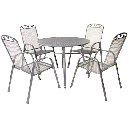 Artikelbild 7 für greemotion Gartentisch Toulouse grau rund 100,0 x 100,0 x 74,0 cm, Artikelnummer 731154