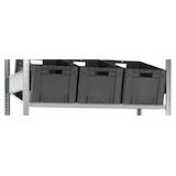 Artikelbild 1 für SCHULTE Fachboden für Schrägbodenregal silber 130,0 x 50,0 cm, 1 St., Artikelnummer 855820