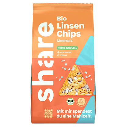 Artikelbild für share Bio Linsen Chips 80,0 g, Artikelnummer 113306