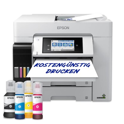 Artikelbild für EPSON EcoTank Pro ET-5885 4 in 1 Tintenstrahl-Multifunktionsdrucker grau, Artikelnummer 533362