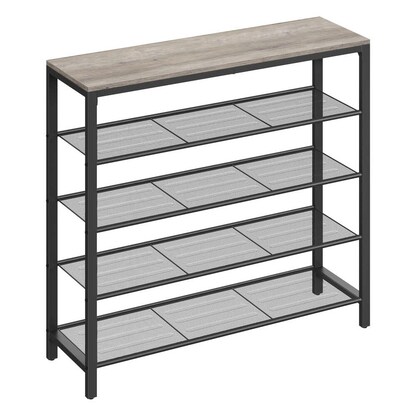 Artikelbild für VASAGLE Schuhregal greige, schwarz 100,0 x 30,0 x 92,5 cm, 1 St., Artikelnummer 759247