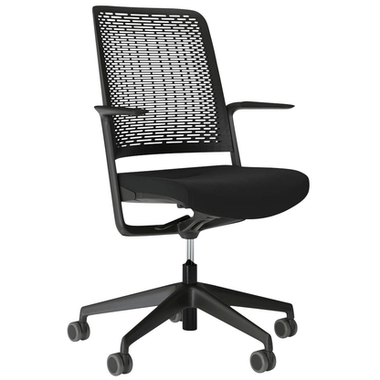 Artikelbild für Nowy Styl Bürostuhl WITHME Stoff schwarz, Gestell schwarz, Artikelnummer 913907