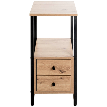 Artikelbild 4 für HAKU Möbel Beistelltisch rechteckig Spanplatte bergen-eiche 30,0 x 40,0 x 63,0 cm, 1 St., Artikelnummer 142418