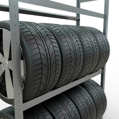 Artikelbild 4 für SCHULTE Reifenregal 13906 silber 130,0 x 40,0 x 200,0 cm, Artikelnummer 160149